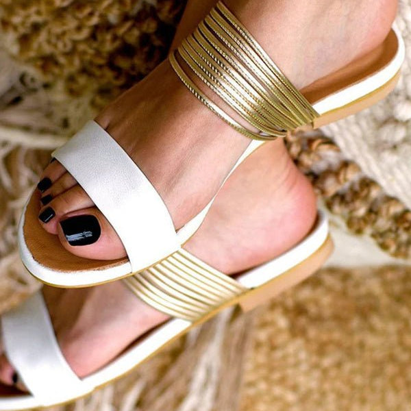 Sanne - Eleganckie pluszowe kapcie bawełniane dla kobiet - vivano - warszawa