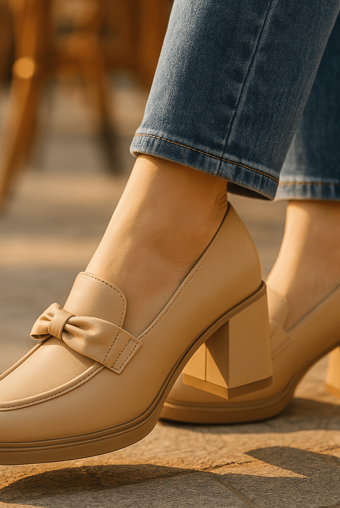 Seraphina – Eleganckie Buty Damskie na Kwadratowym Obcasie - vivano - warszawa