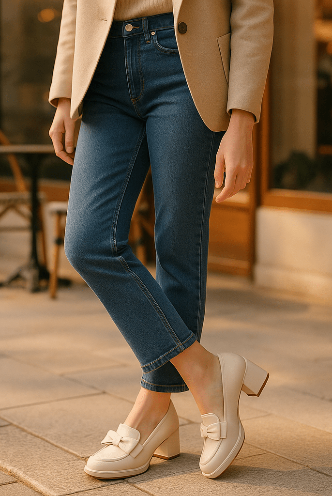 Seraphina – Eleganckie Buty Damskie na Kwadratowym Obcasie - vivano - warszawa