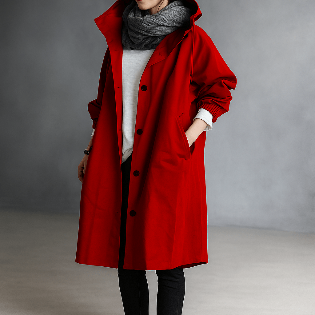 Sevena - Wodoodporna Trench Coat dla Kobiet - Stylowa i Funkcjonalna - vivano - warszawa