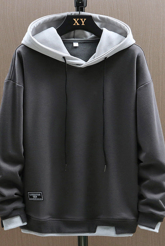 Bluza z kapturem | Dwa kolory, kieszenie kangurowe