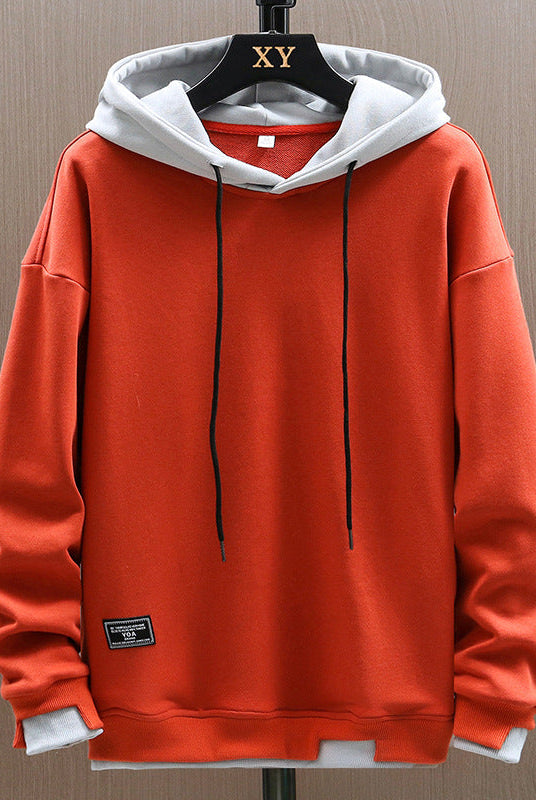 Bluza z kapturem | Dwa kolory, kieszenie kangurowe