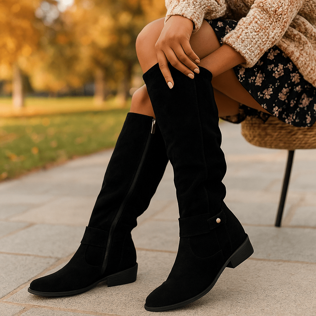 Sofie - Luksusowe Skórzane Botki - Komfort - Styl - Trwałość - vivano - warszawa