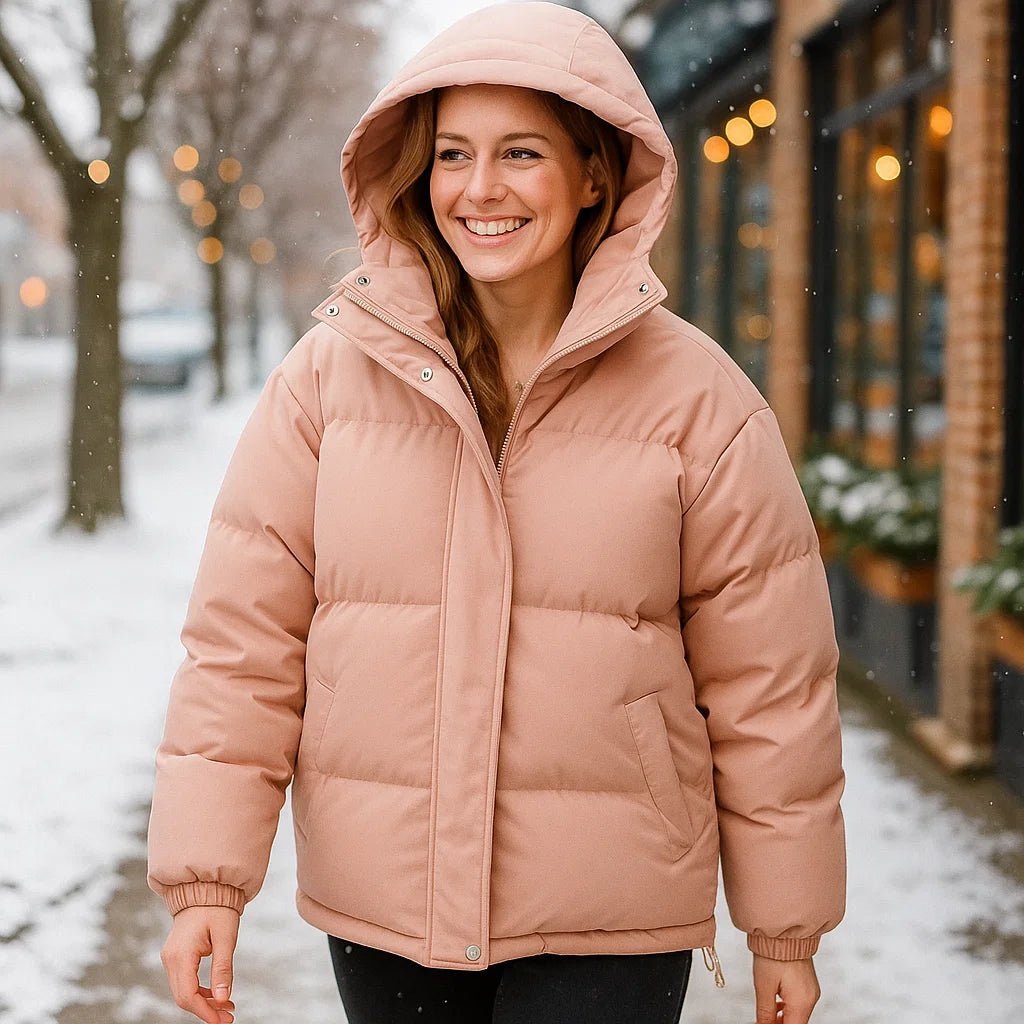 Stilla Varm Hættejakke - Klassisk Design - Komfort og Stil - vivano - warszawa