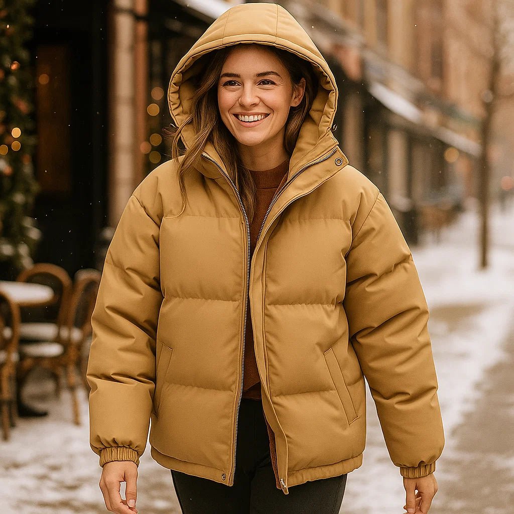 Stilla Varm Hættejakke - Klassisk Design - Komfort og Stil - vivano - warszawa