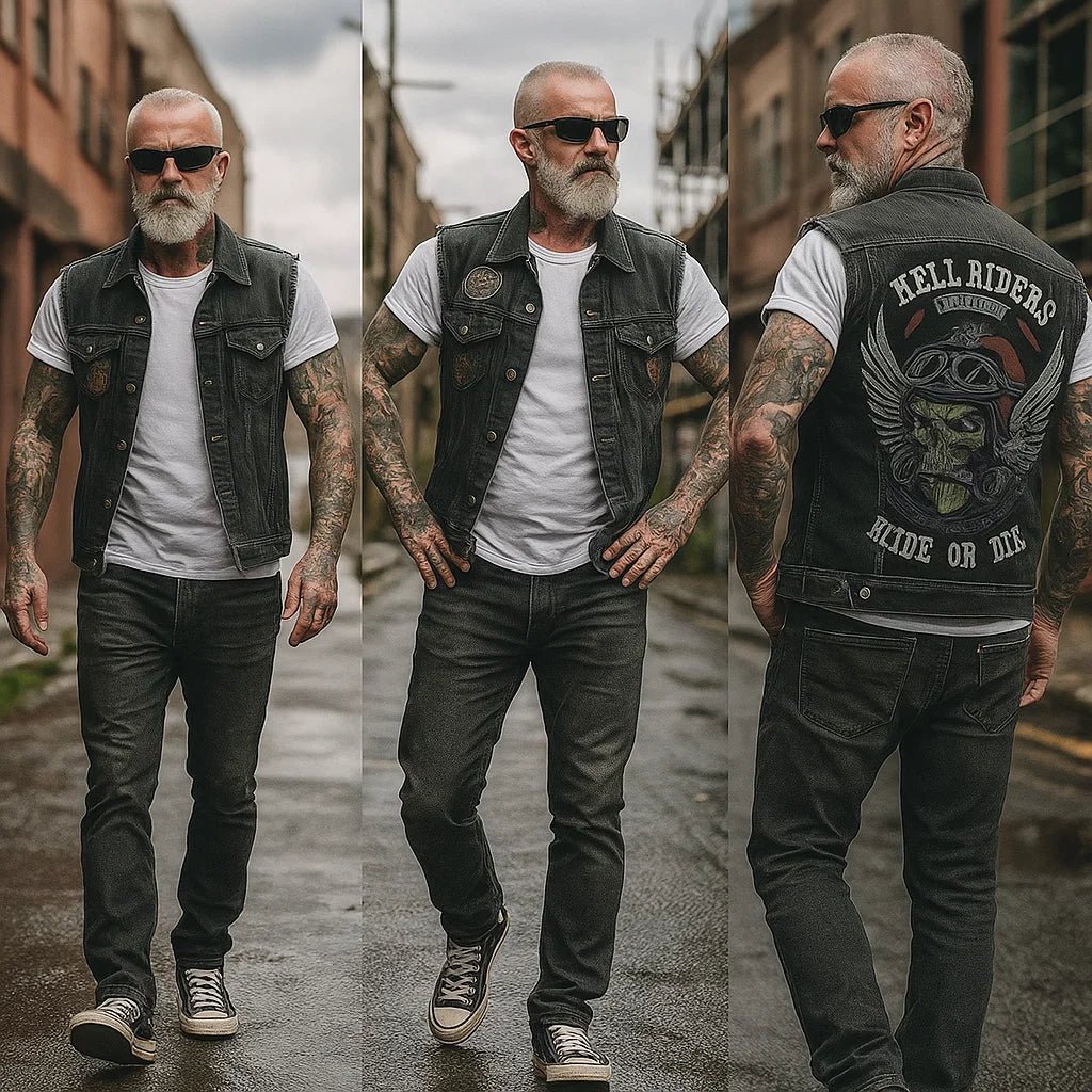 Stilla – Wytrzymała Kamizelka Motocyklowa z Denimu - vivano - warszawa