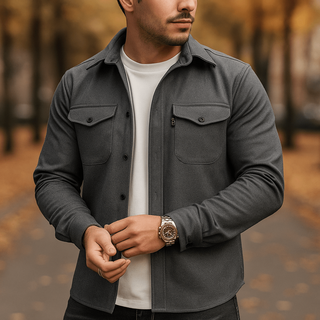 Stylowa koszula na jesień - Komfortowa - Ponadczasowa elegancja - vivano - warszawa