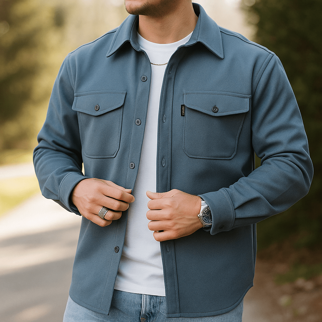 Stylowa koszula na jesień - Komfortowa - Ponadczasowa elegancja - vivano - warszawa