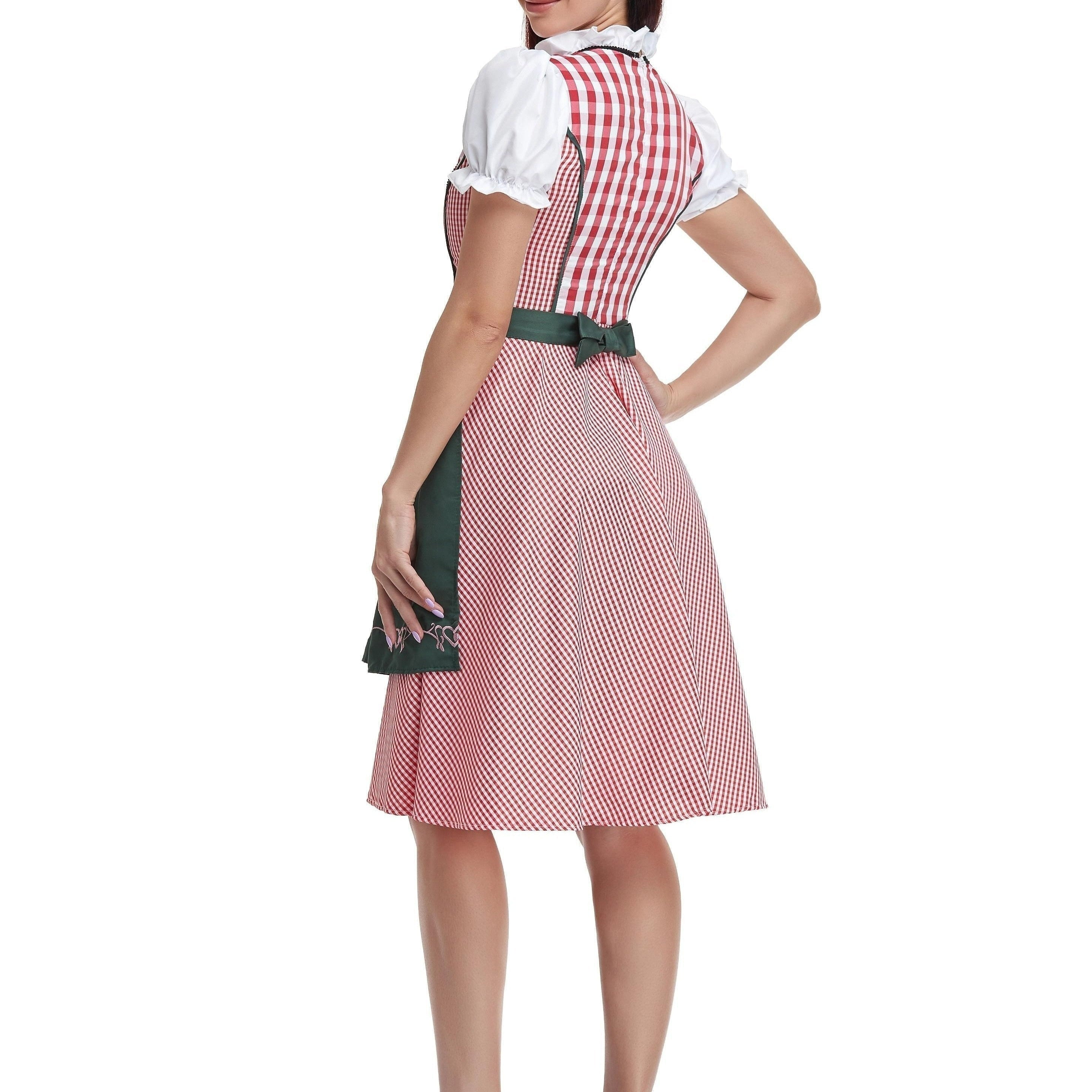 Sukienka Dirndl dla Dam - Miękkie Materiały - Tradycyjny Strój Oktoberfest - vivano - warszawa