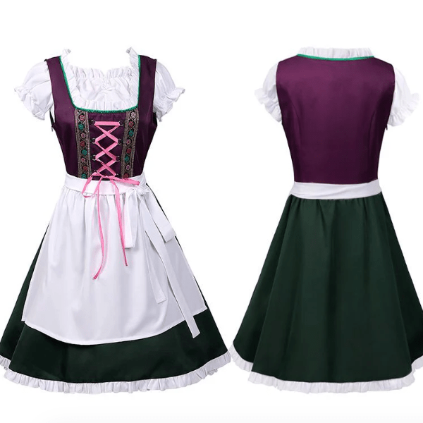 Sukienka Dirndl dla kobiet - Oddychający materiał - Tradycyjny styl Oktoberfest - vivano - warszawa