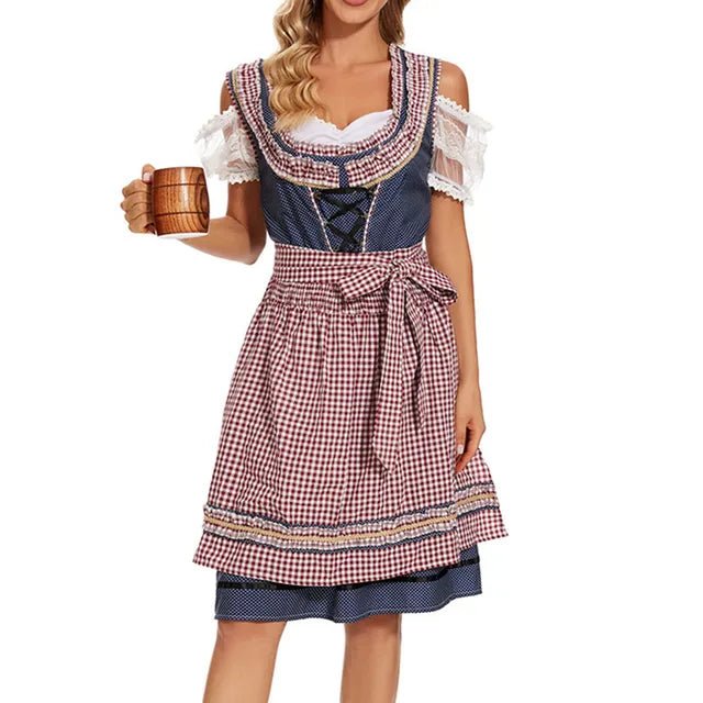 Sukienka Dirndl dla kobiet - Tradycyjny design Oktoberfest - Festywna moda ludowa - vivano - warszawa