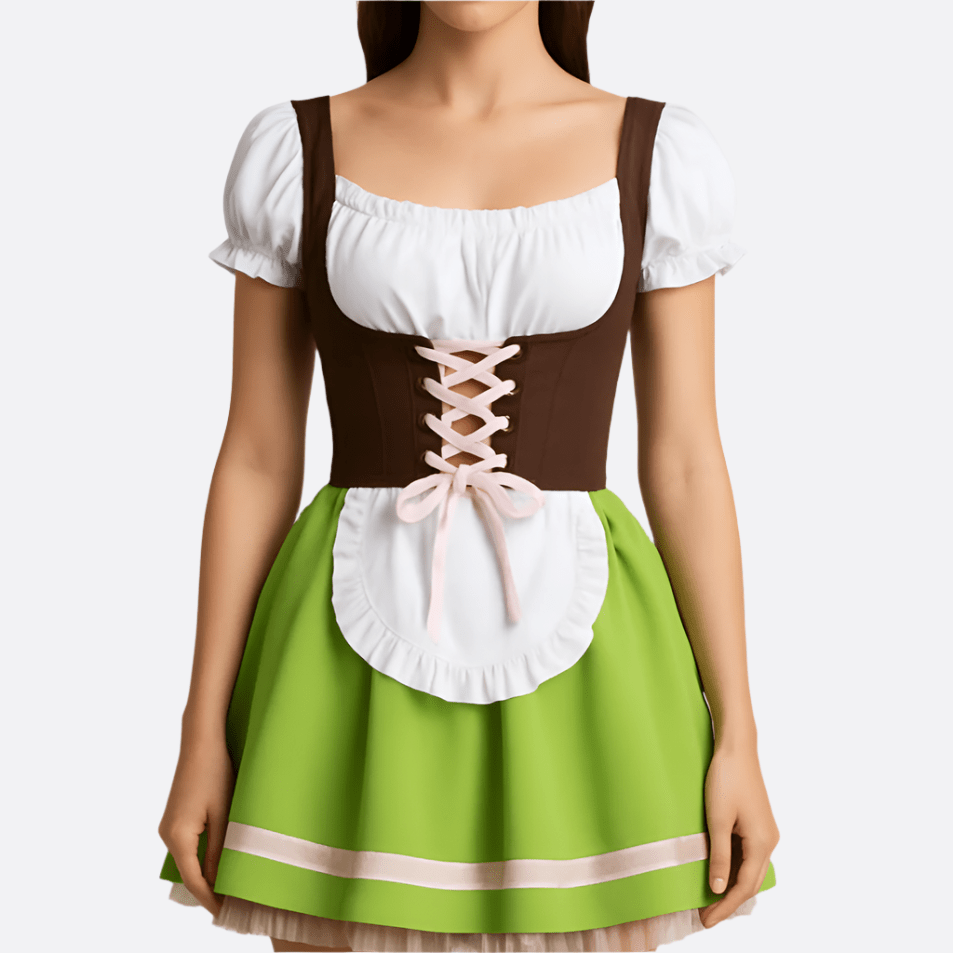 Sukienka Dirndl dla kobiet - Wysokiej jakości materiały - Klasyczna moda Oktoberfest - vivano - warszawa
