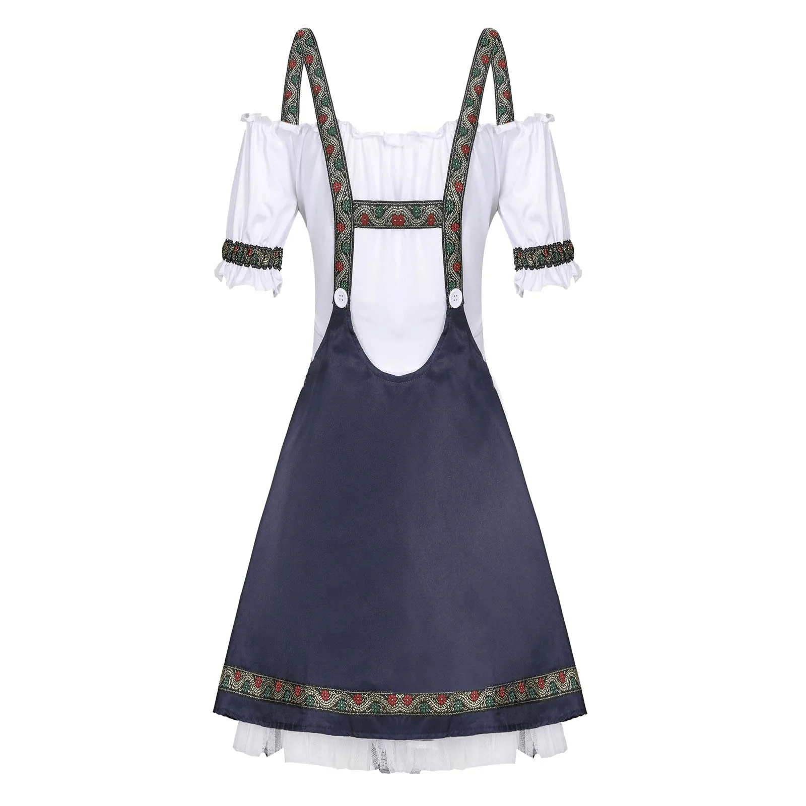 Sukienka Mini Dirndl - Mieszanka materiałów - Idealna na Oktoberfest - vivano - warszawa