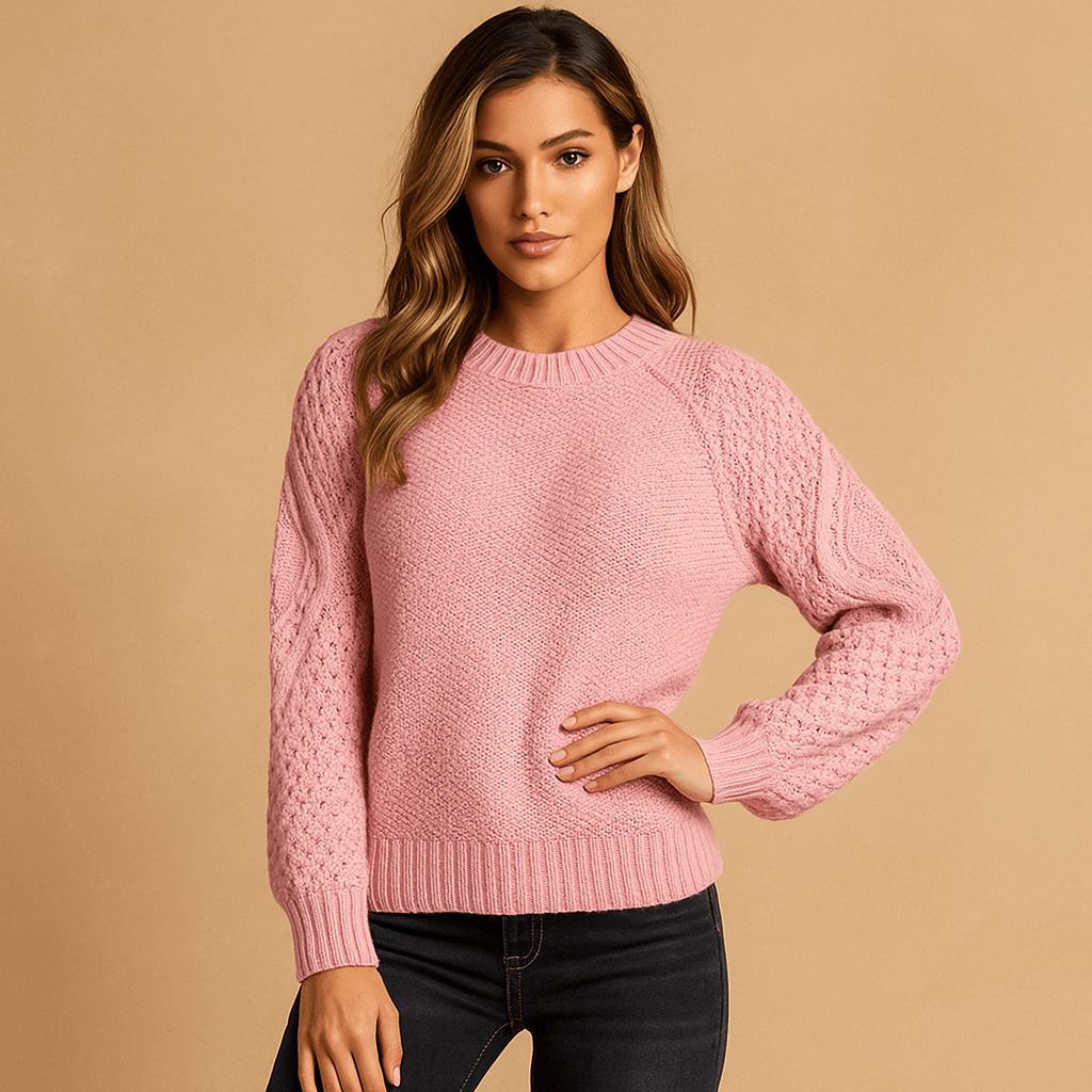 Sweter Dzianinowy - Miękki Komfort - Ponadczasowy Design - vivano - warszawa