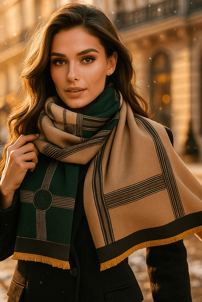 Szalik Kaszmirowy Ruby – Elegancki, Ciepły i Luksusowy