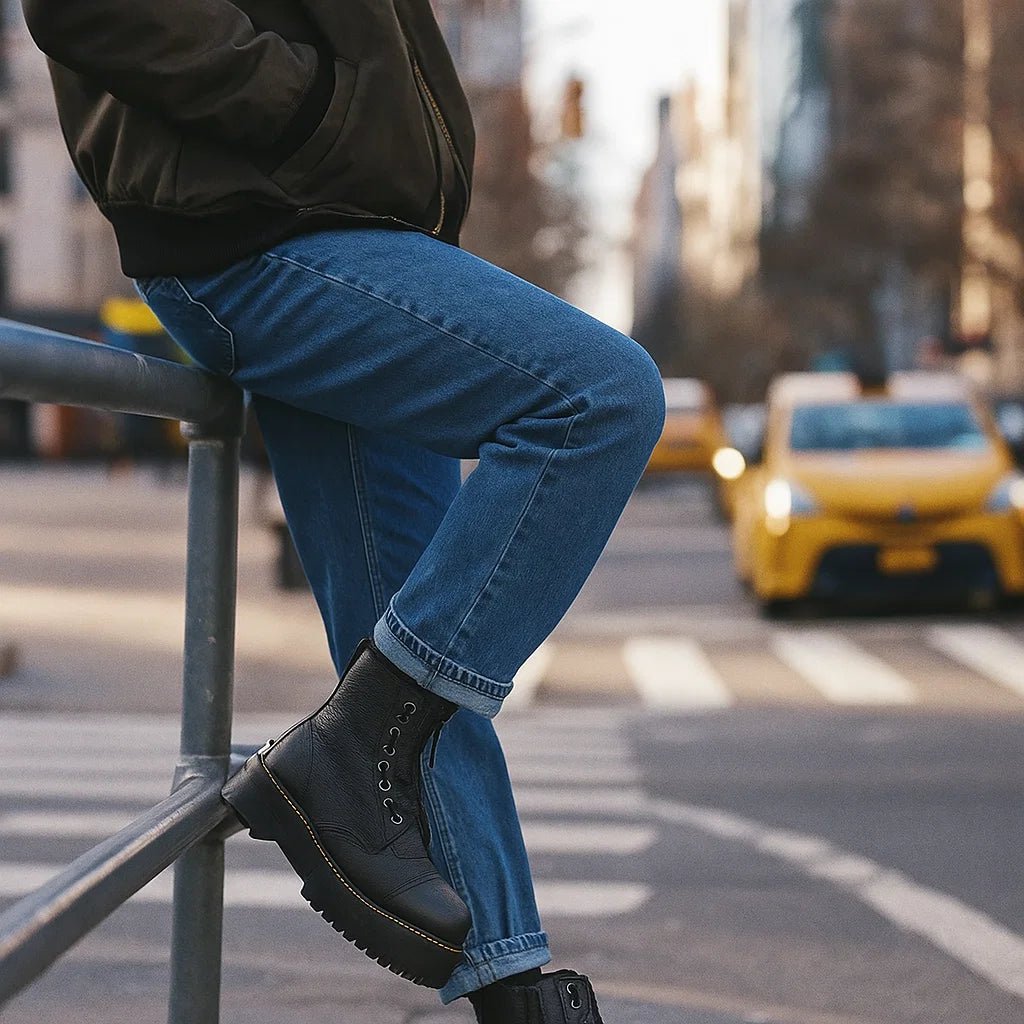 Uniseksowe botki na obcasie SINCAIR – elegancja i komfort - vivano - warszawa