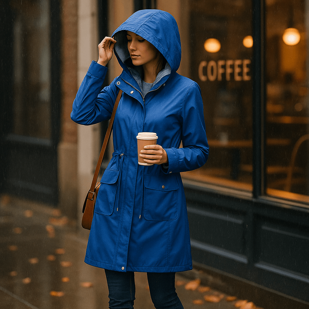 Wodoodporny Trench Coat Damski do Kolan - vivano - warszawa