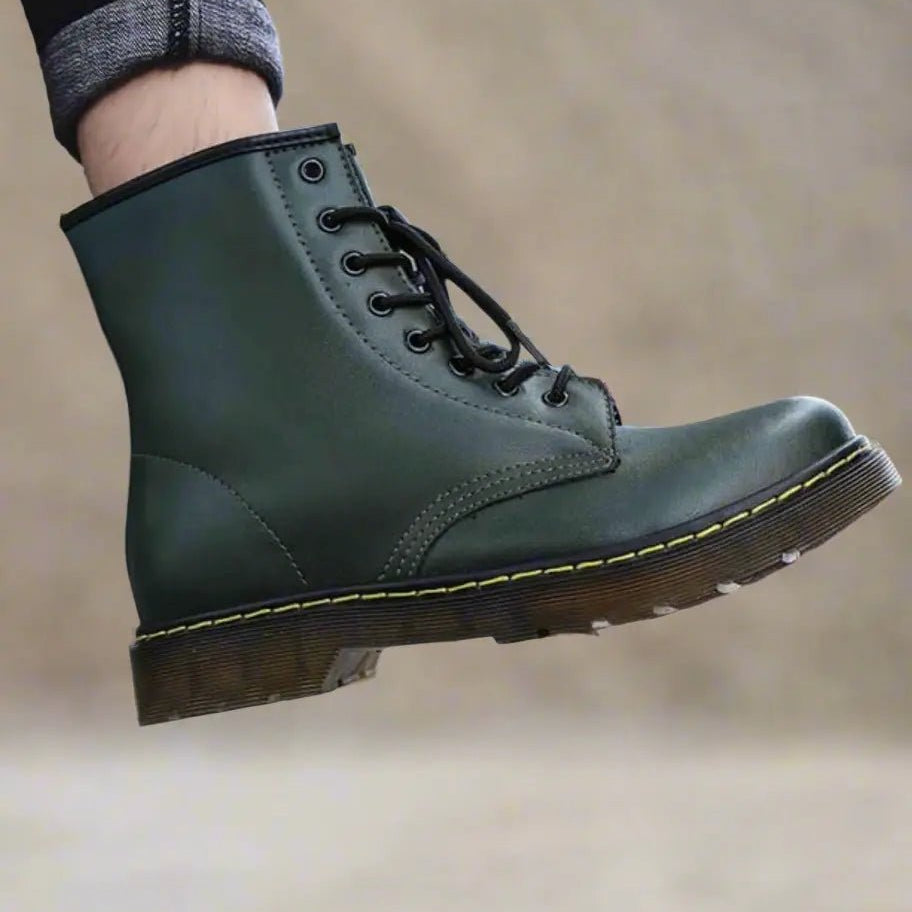 Zimowe wysokie skórzane botki dla kobiet - trwałe i eleganckie - vivano - warszawa