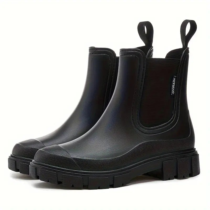 Buty Chelsea damskie wodoodporne | Niski obcas, bez sznurowadeł