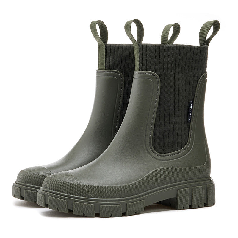 Buty Gumowe | Wodoodporne, Antypoślizgowe | Idealne na Deszcz
