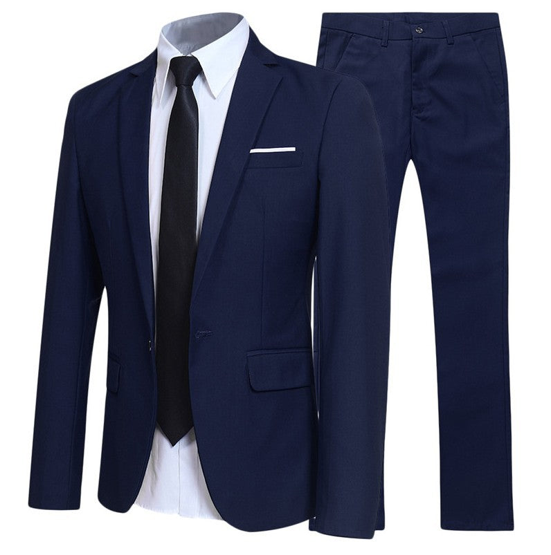 Garnitur Męski | Slim Fit, Komfort | Wielokolorowy