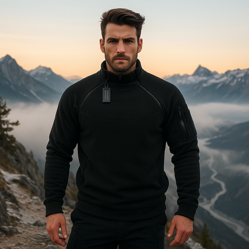 Wiatroszczelny - Taktyczny - Męski Fleece Pullover