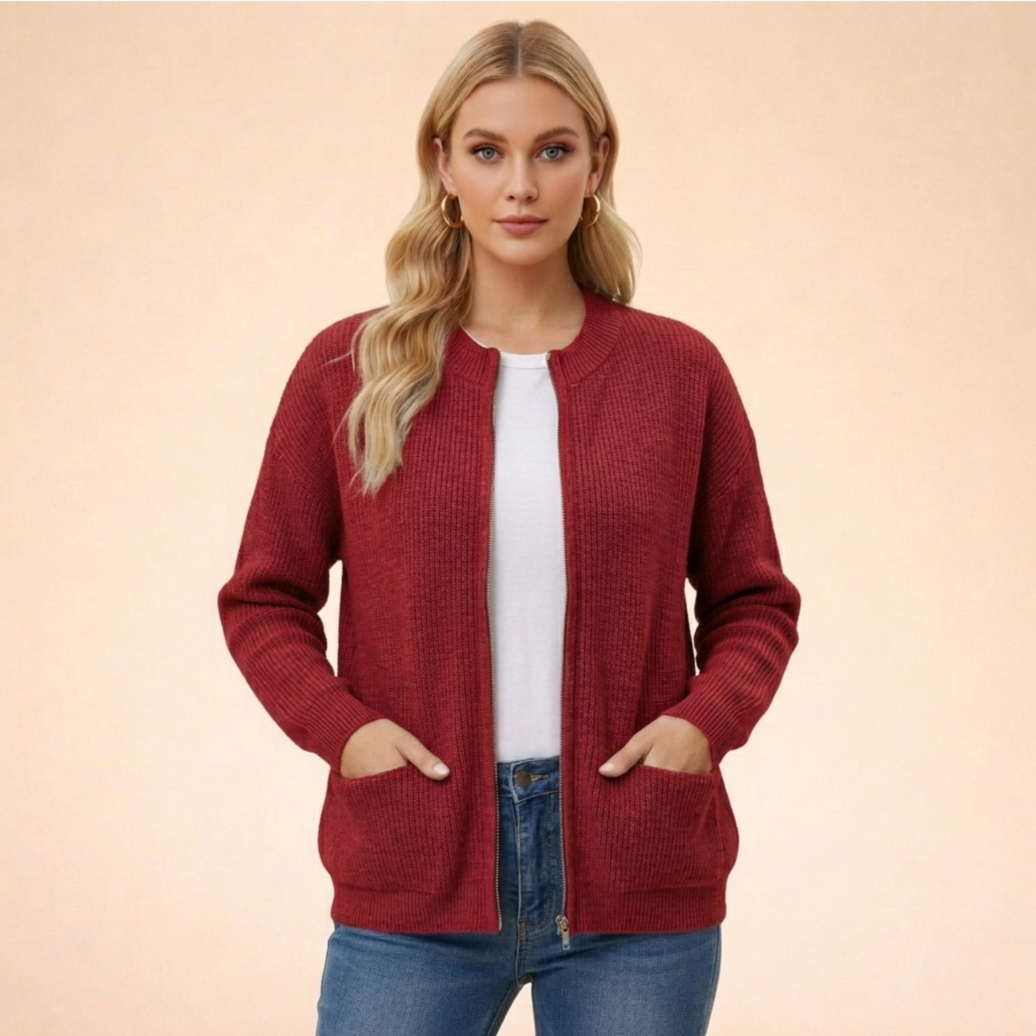Kardigan tricot | Miękki i elegancki | Uniwersalny komfort