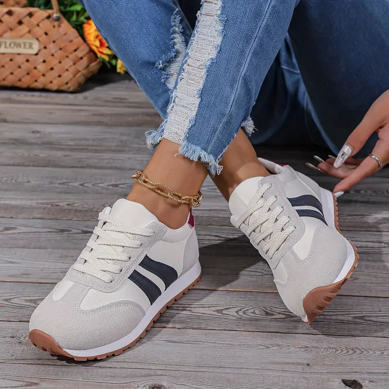Sneakersy ortopedyczne z amortyzującą wkładką i ergonomicznym wsparciem łuku stopy