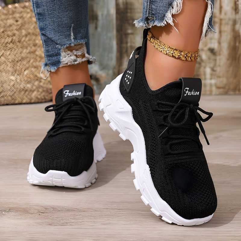 Ortopedyczne sneakersy damskie oddychające lekkie z amortyzowaną podeszwą