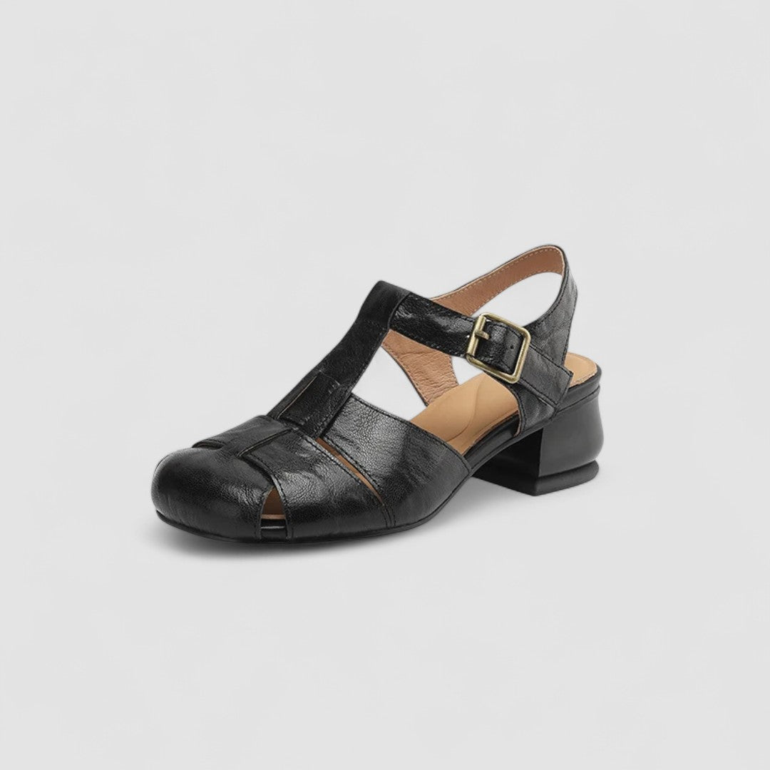 Buty Mary Jane | Gruba Pięta, Kwadratowy Nos | Ortopedyczne