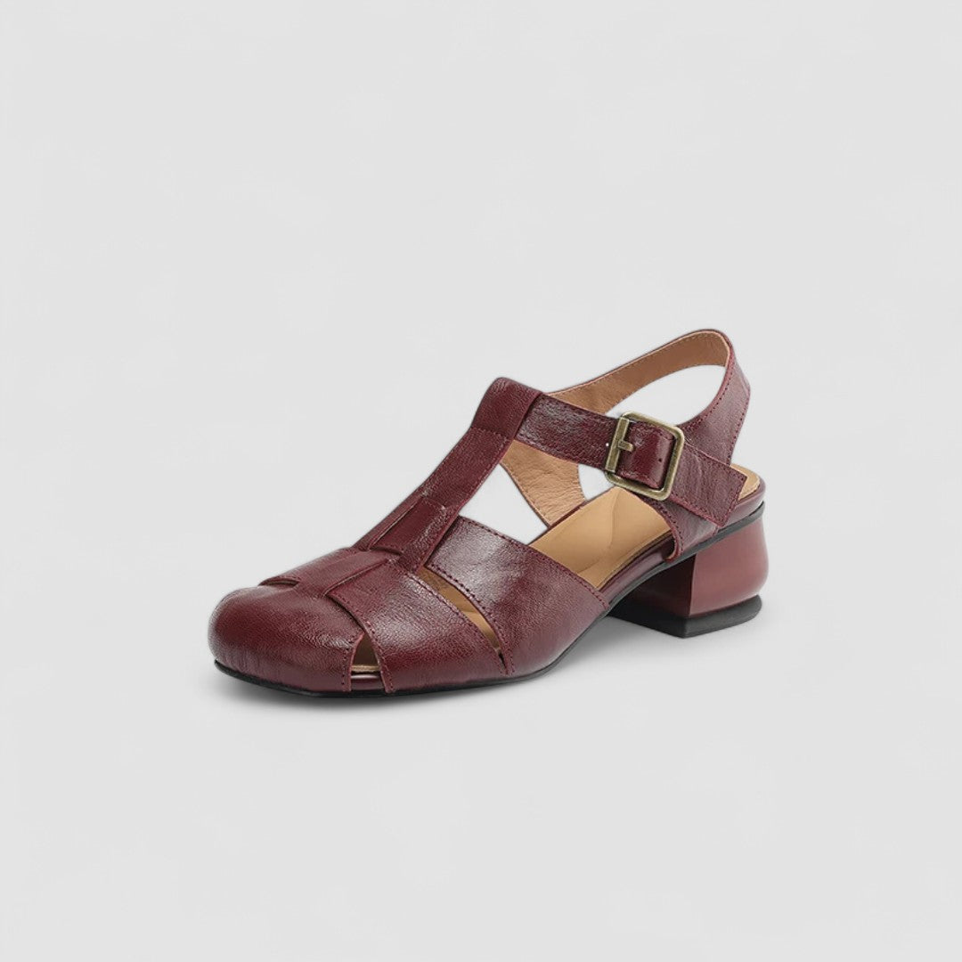 Buty Mary Jane | Gruba Pięta, Kwadratowy Nos | Ortopedyczne