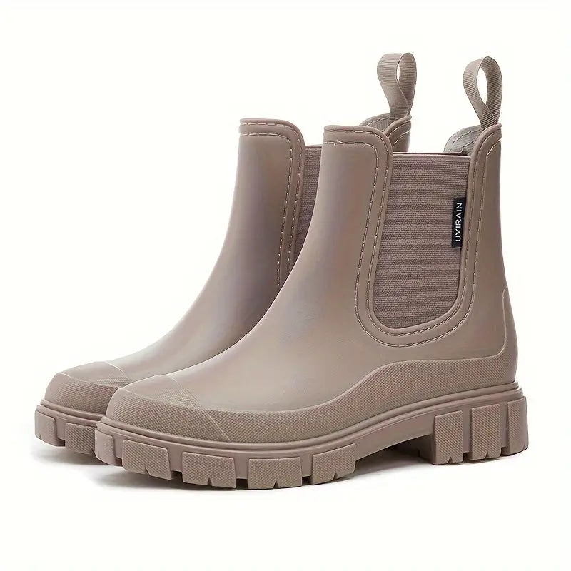 Buty Chelsea damskie wodoodporne | Niski obcas, bez sznurowadeł