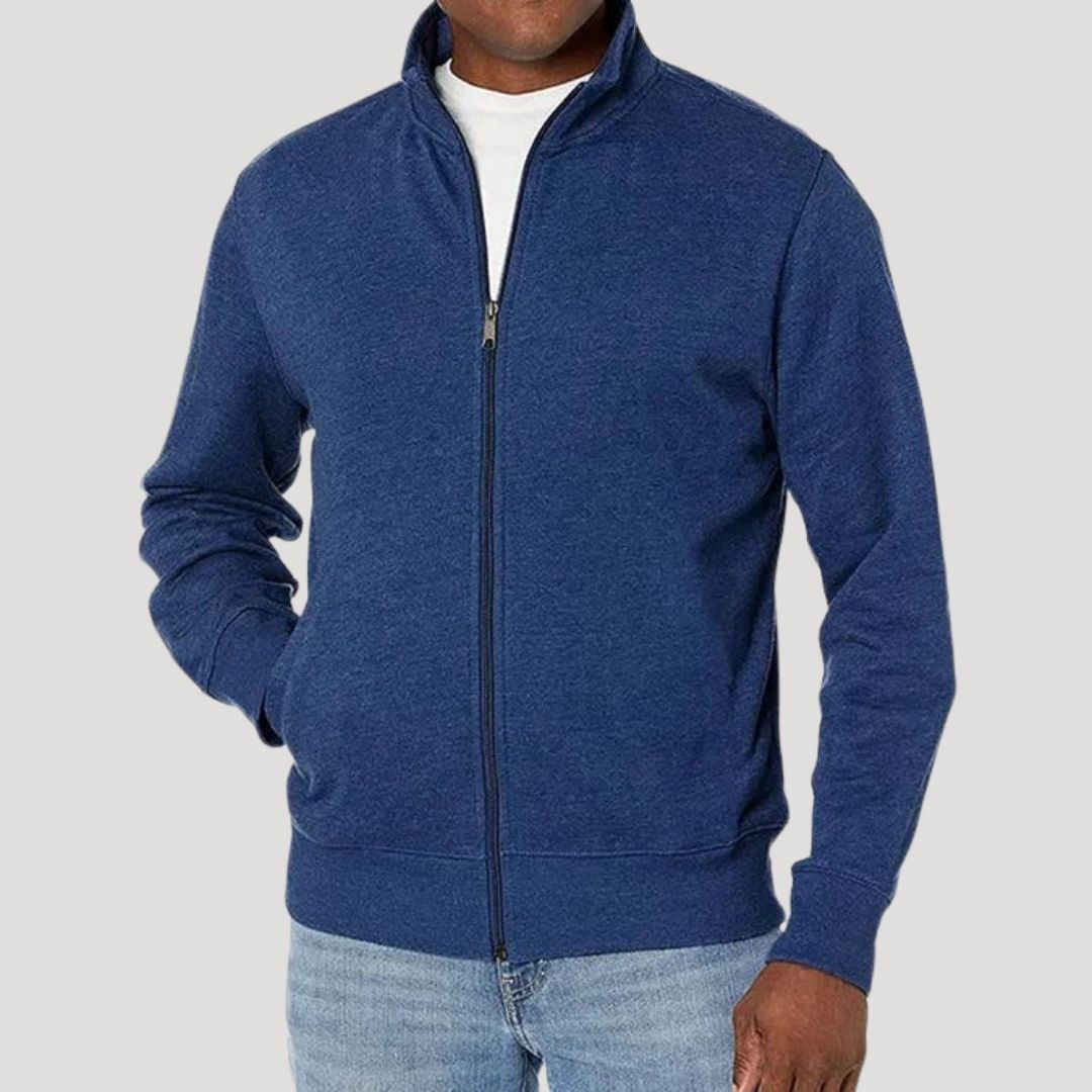 Kurtka Męska Przejściowa | Zamek Suwak, Slim Fit | Lekka Casual