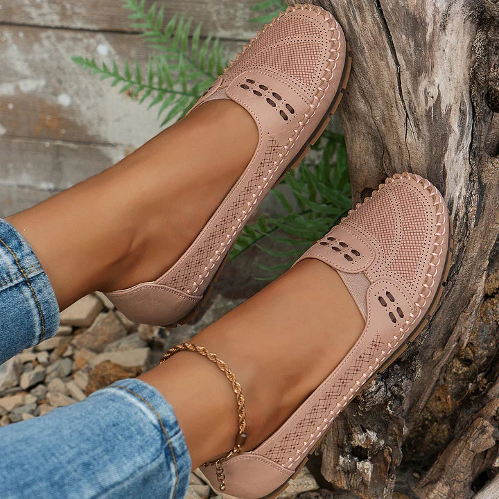 Damskie Mokasyny | Perforowane Slip-On, Oddychające