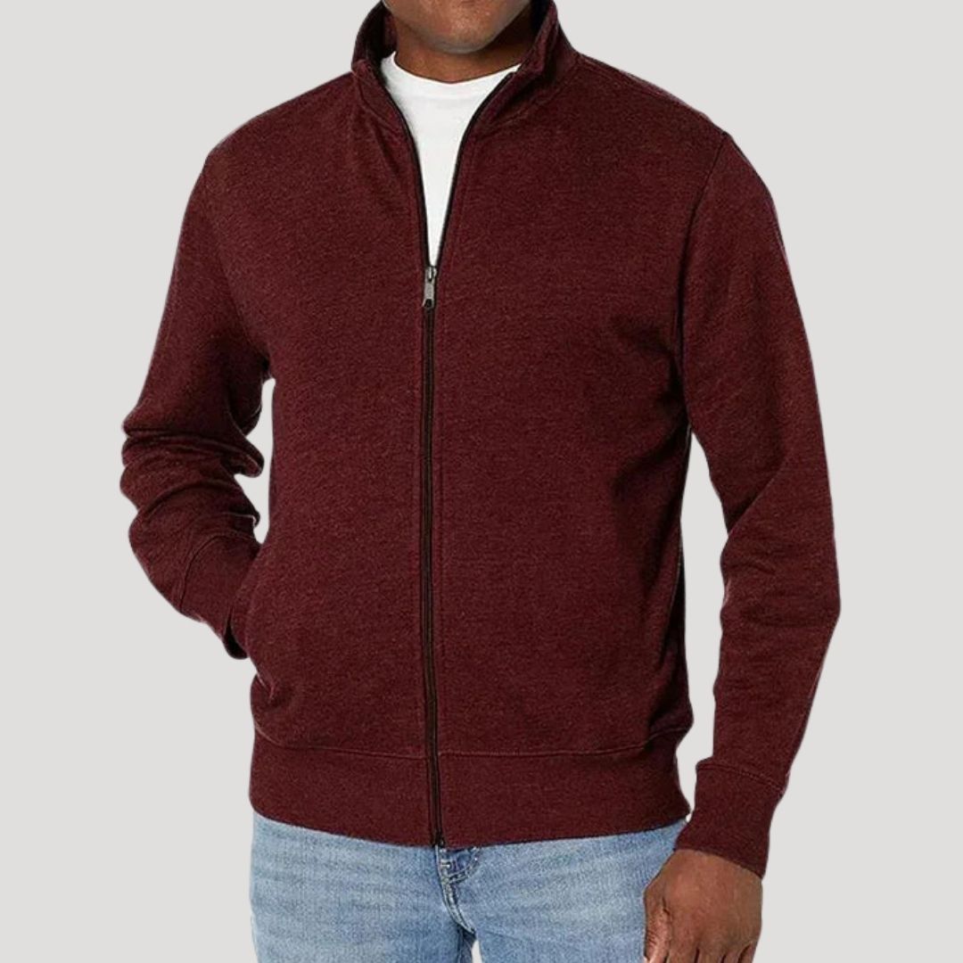 Kurtka Męska Przejściowa | Zamek Suwak, Slim Fit | Lekka Casual