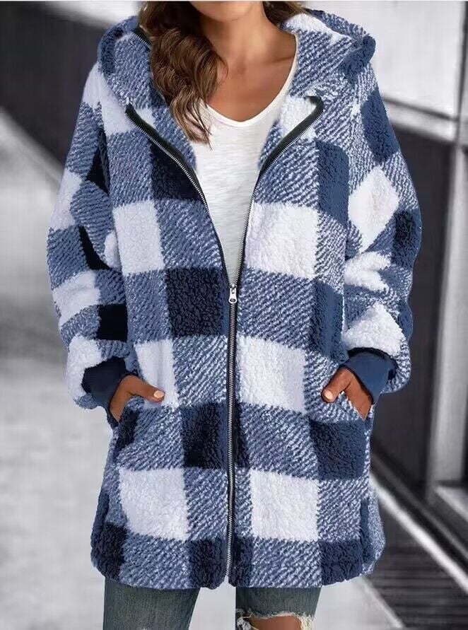 Bluza damska oversize z kapturem | Ciepła, wygodna