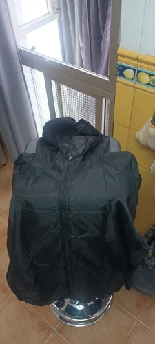 Kurtka przeciwdeszczowa unisex trekkingowa wiatrówka UPF 40 składana