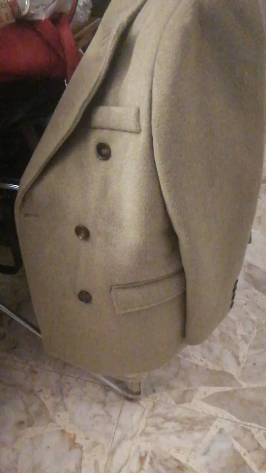 Płaszcz Damski | Dwurzędowy | Elegancki Krój Slim Fit