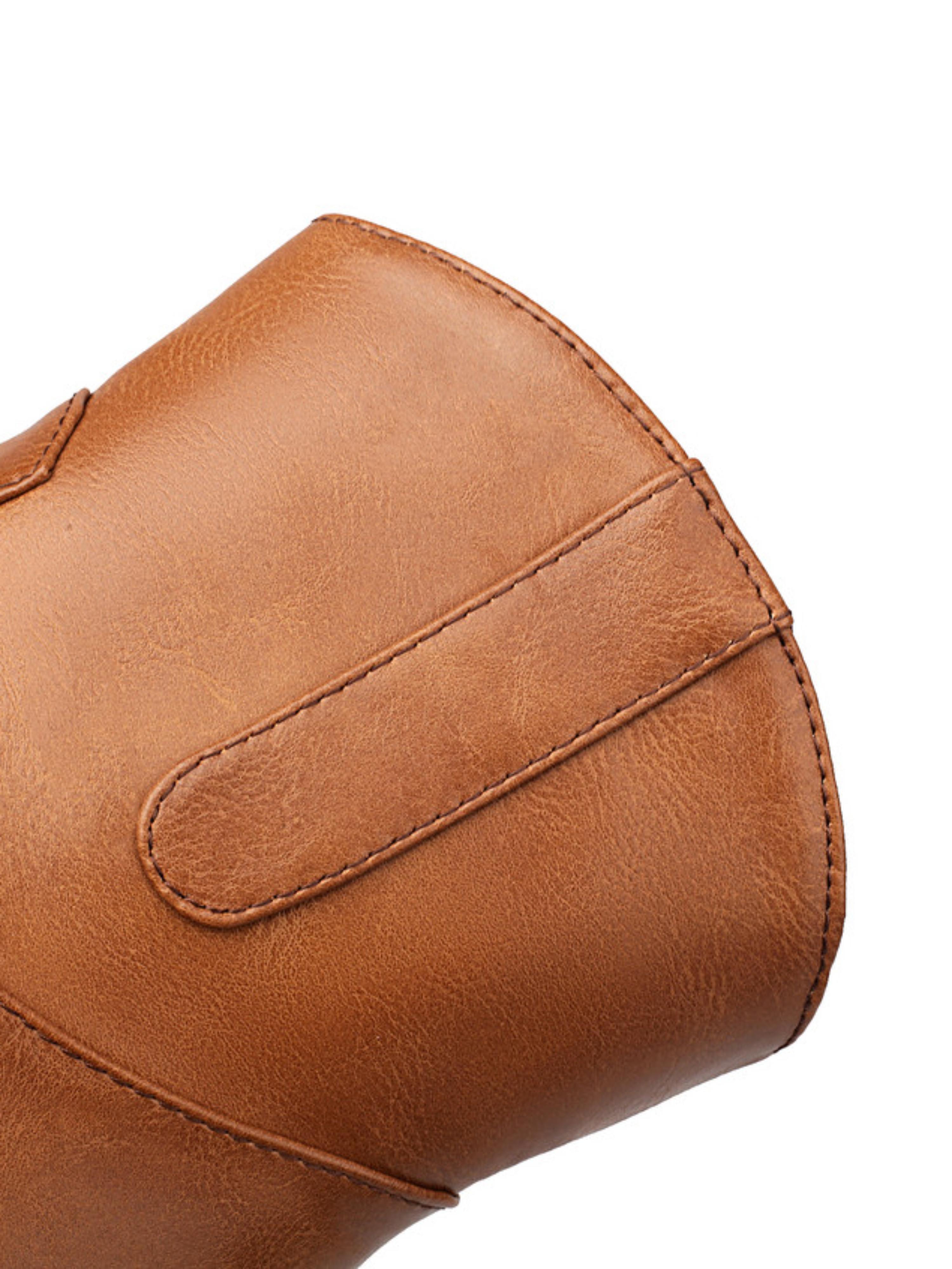 Buty Kowbojskie | Kostka, Blok Obcas, Brązowe