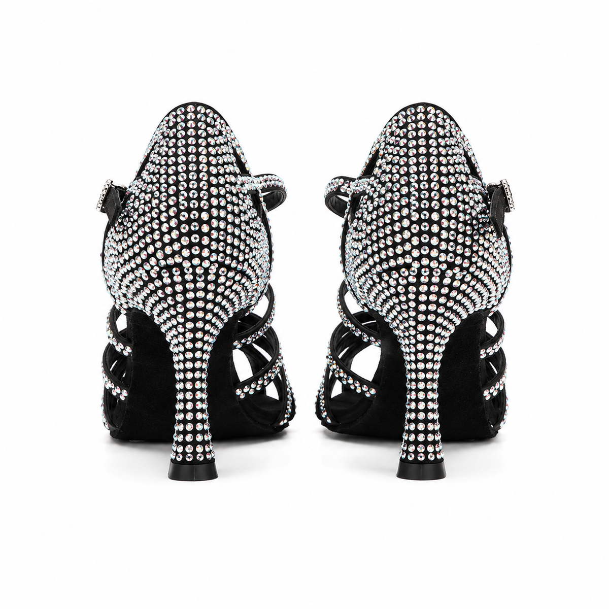 Buty do tańca łacińskiego damskie | Dorosłe, Rhinestone, Miękka podeszwa