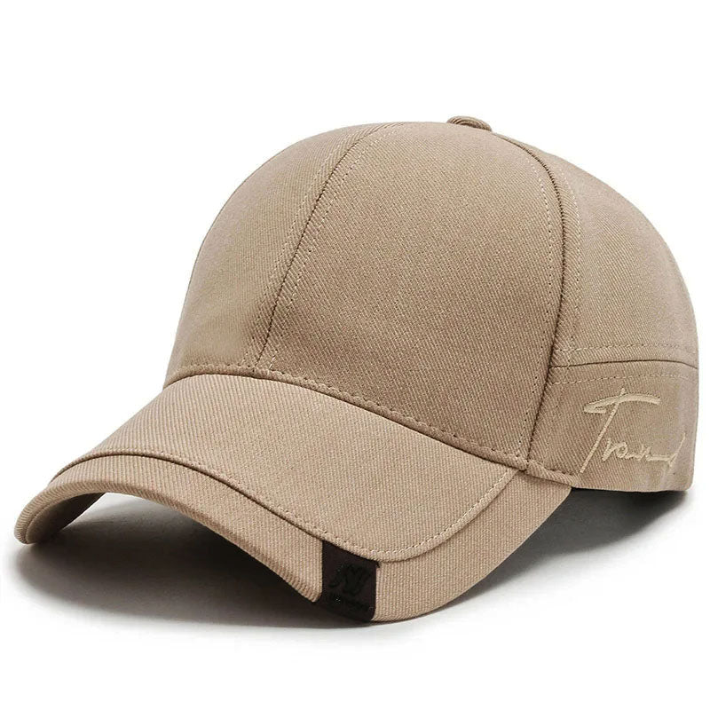 Czapka baseballowa męska | Twill z detalem