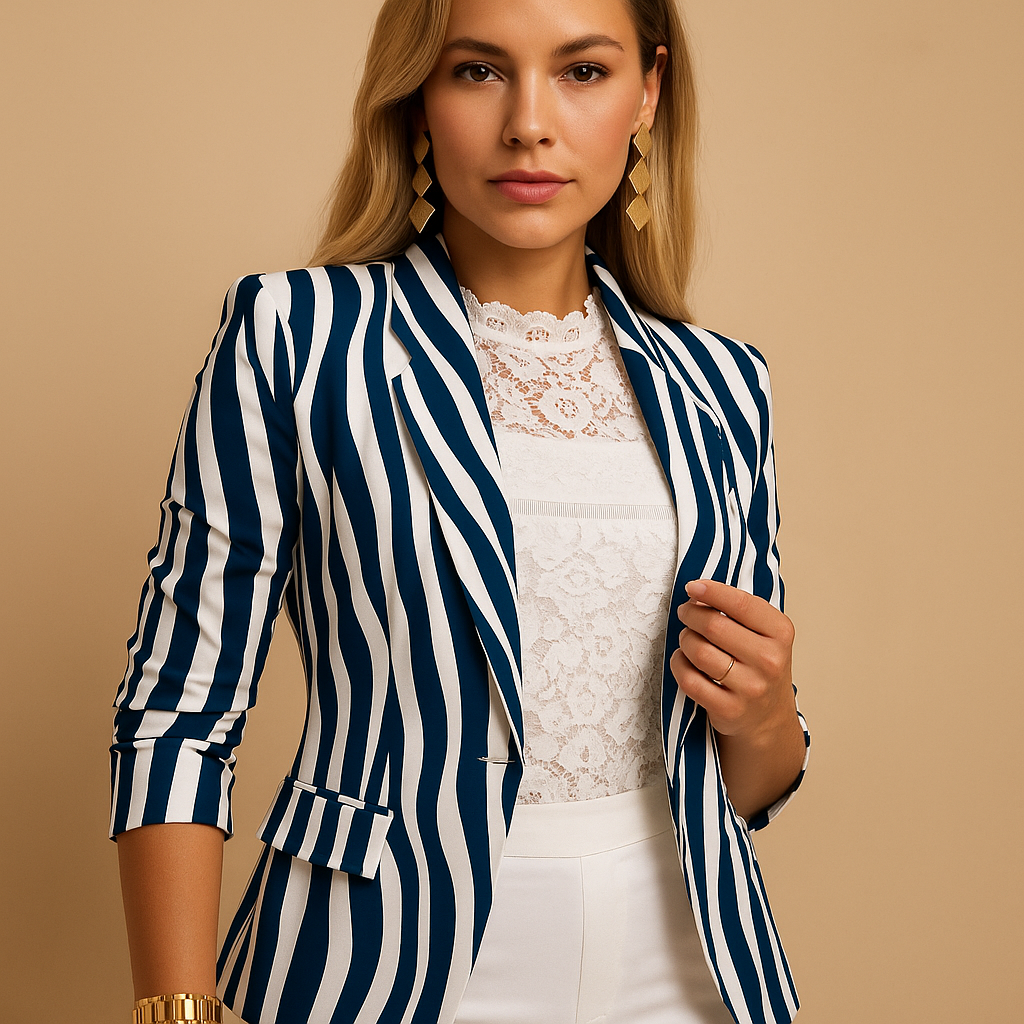Blazer damski | Dopasowany krój i elegancki wygląd