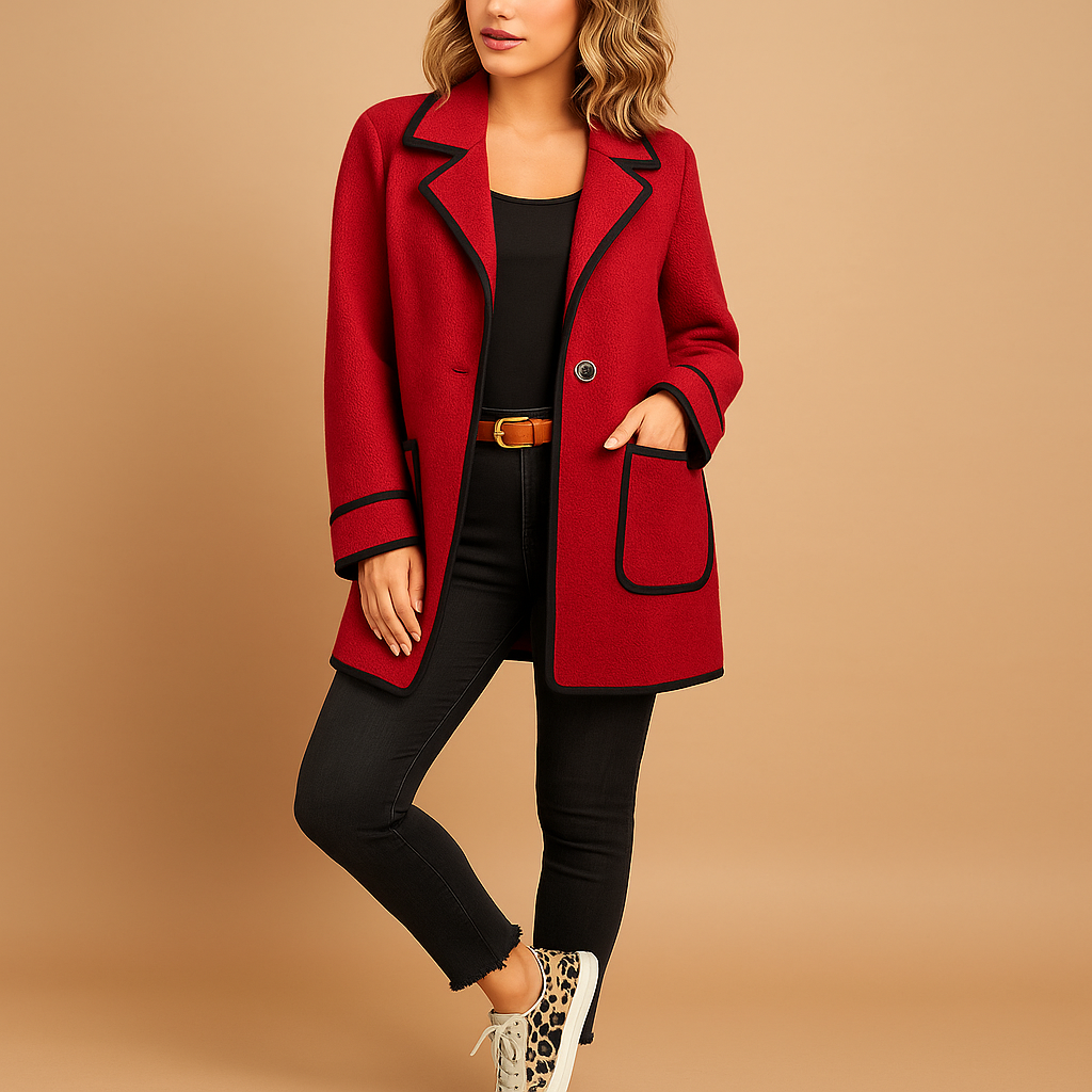 Blazer damski | Ciepła podszewka i ponadczasowy elegancki styl