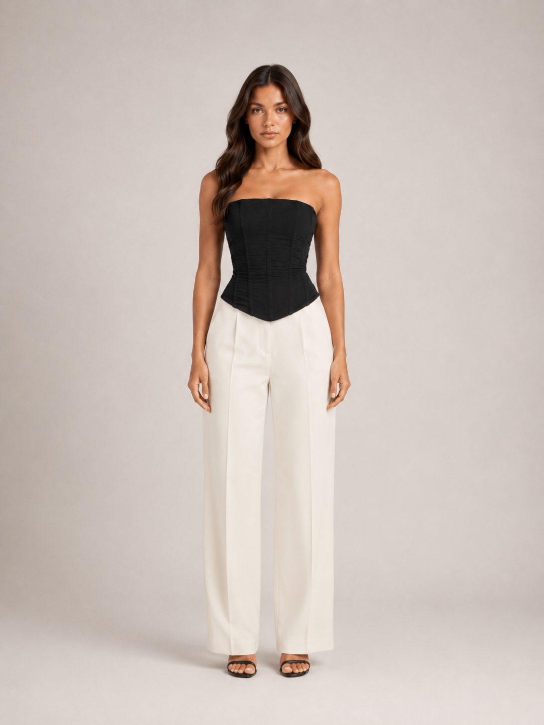 Top Corsetowy | Modelujący Krój | Regulowane Ramiączka