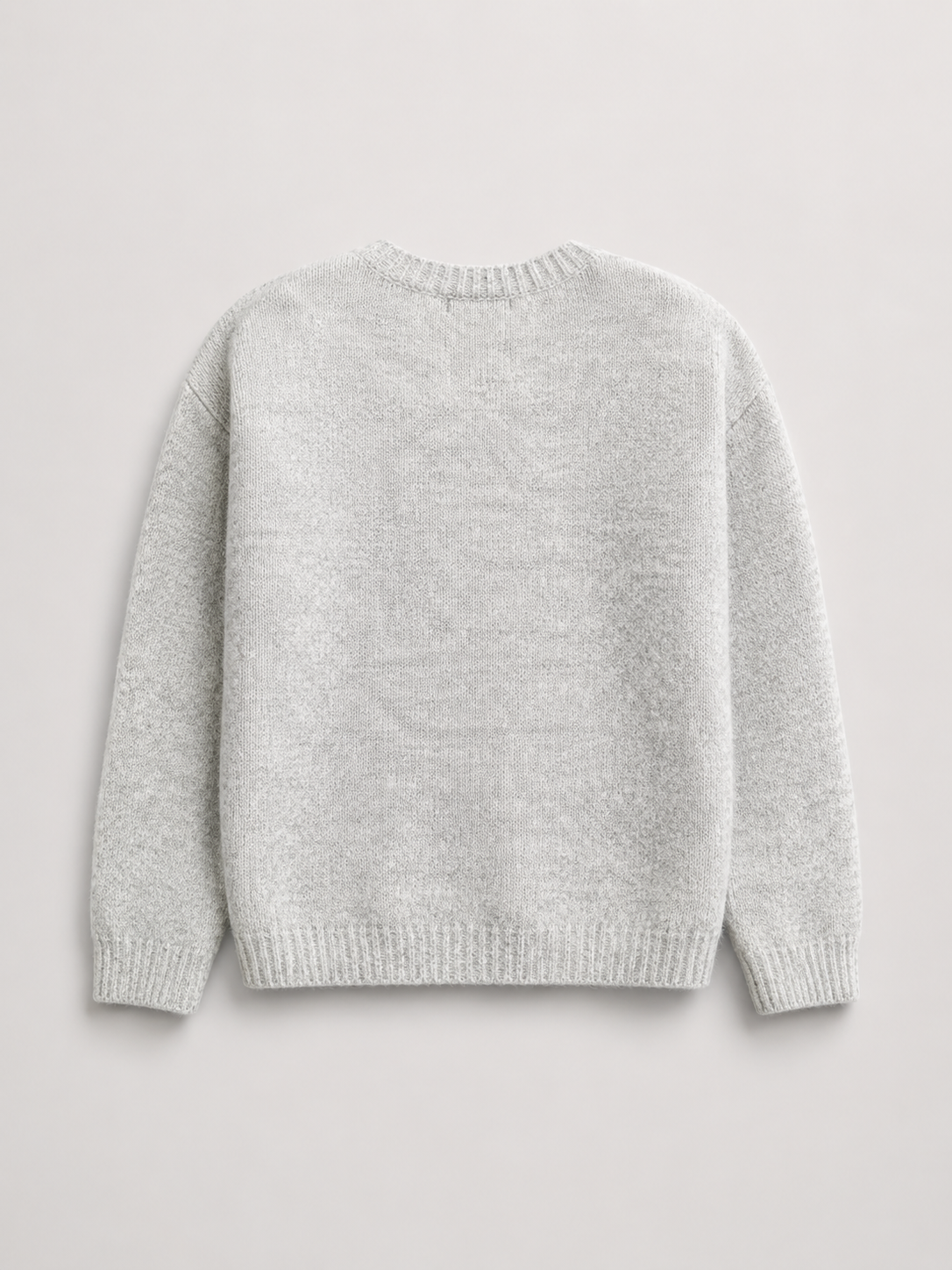 Damski kardigan | Miękki sweter, zapinany | Okrągły dekolt
