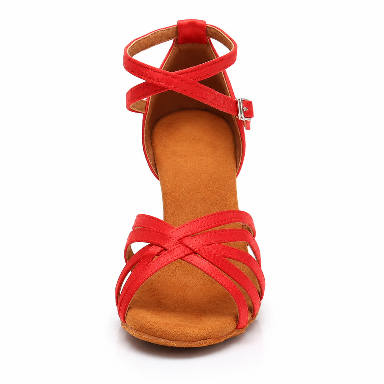Buty Taneczne z Weluru na Spersonalizowanym Obcasie
