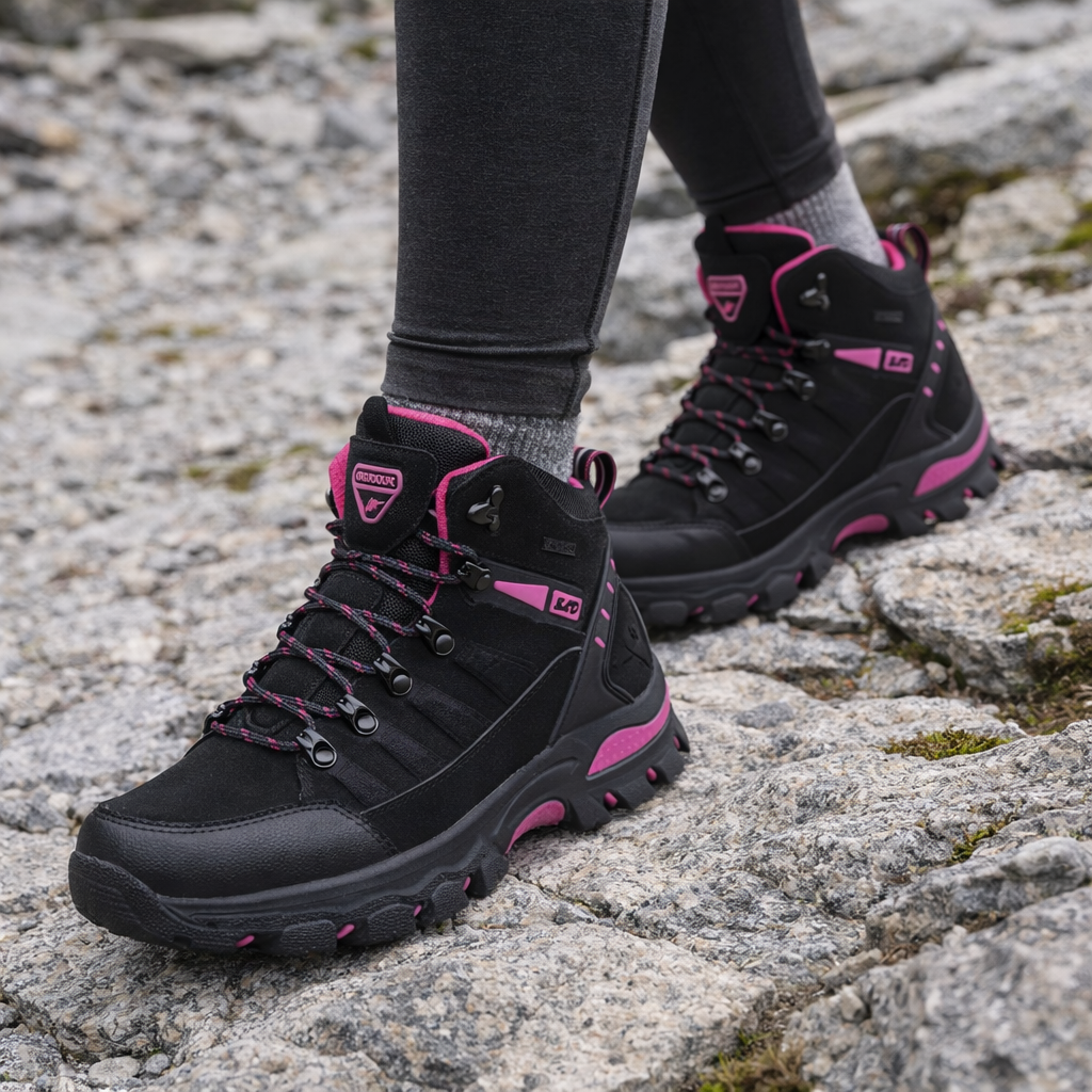 Buty Trekkingowe Wodoodporne Damskie - Wędrówki Górskie