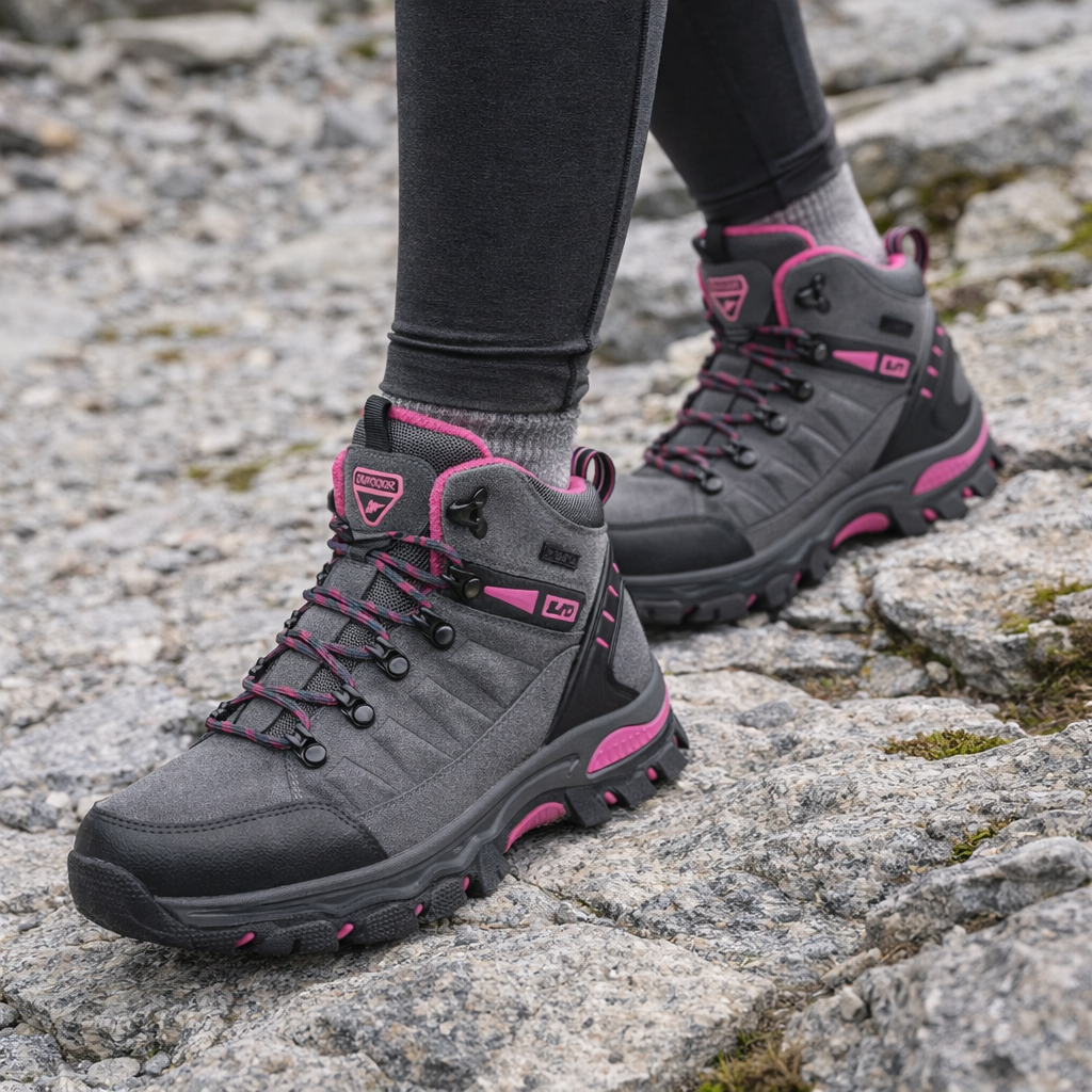 Buty Trekkingowe Wodoodporne Damskie - Wędrówki Górskie