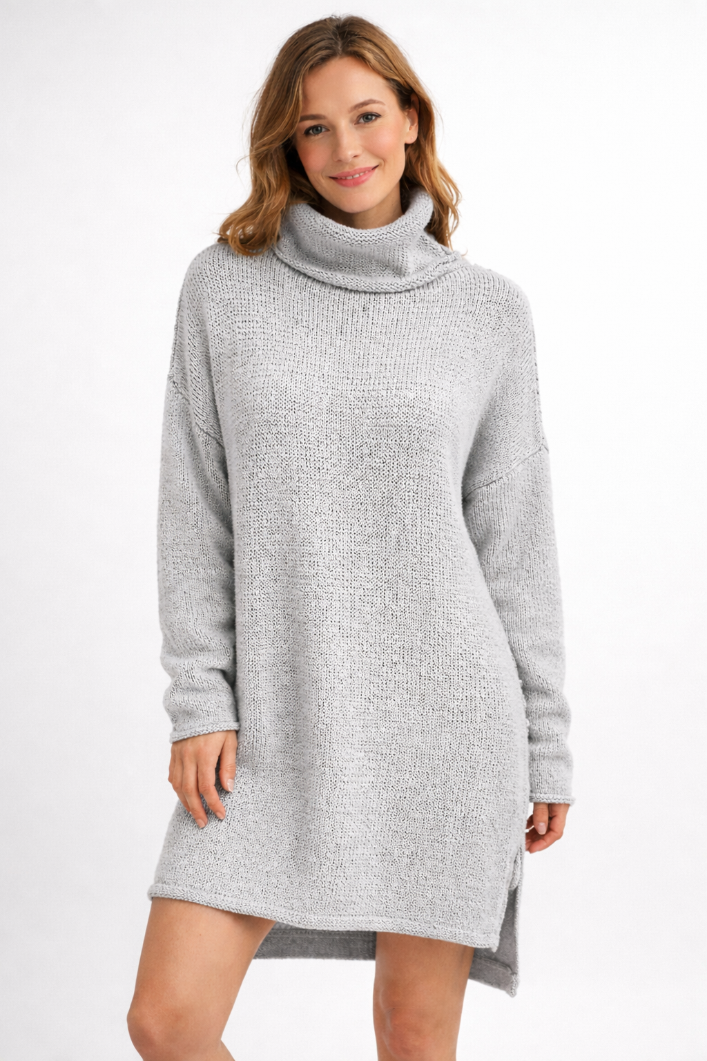 Damski sweter | Luźny krój | Mieszanka włókien