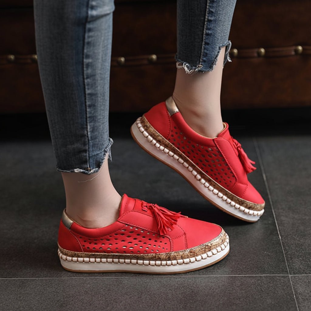 Buty damskie wsuwane | Amortyzacja, oddychające wsparcie